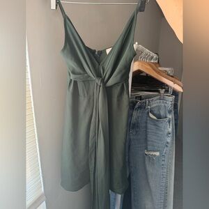 ASOS Green Mini Sundress